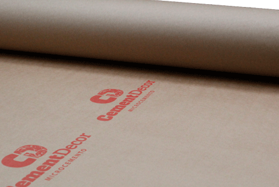 Cartoncillo hidrófugo protector para suelos de CementDecor