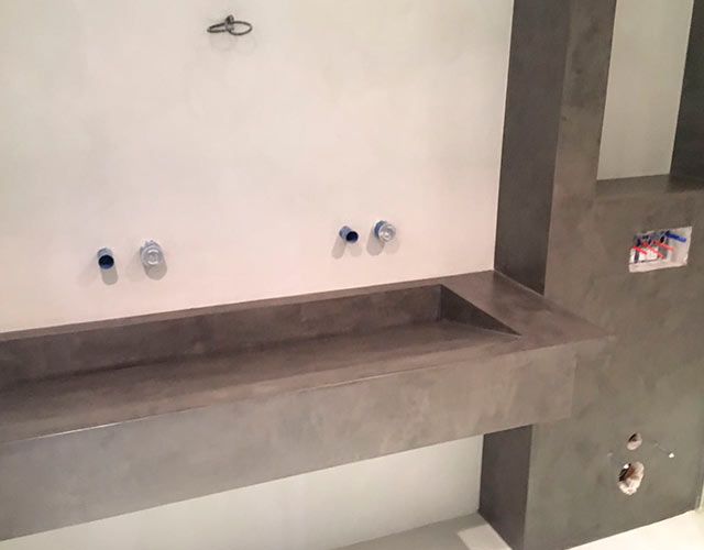 Cocina en microcemento de CementDecor