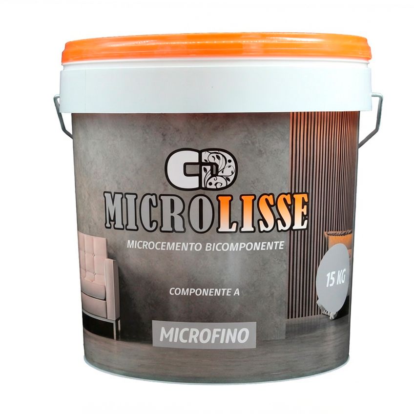 Microcemento bicomponente Microbasse Microfino de CementDecor